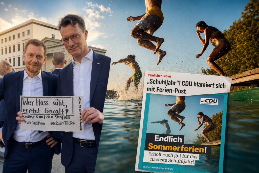 Nach Kritik am „Schuhljahr“: CDU erklärt Rechtschreibfehler zur Bildungsreform