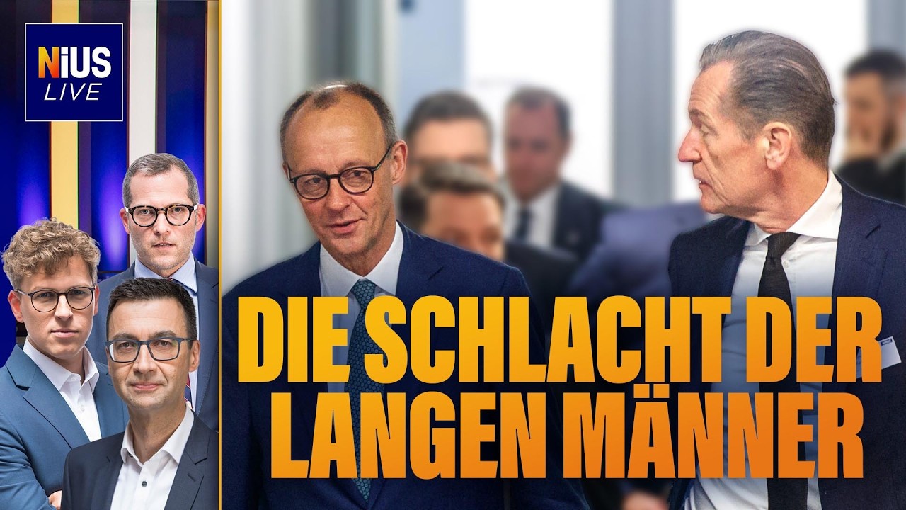 NiUS-LIVE: Döpfner gegen Merz – die Schlacht der langen Männer