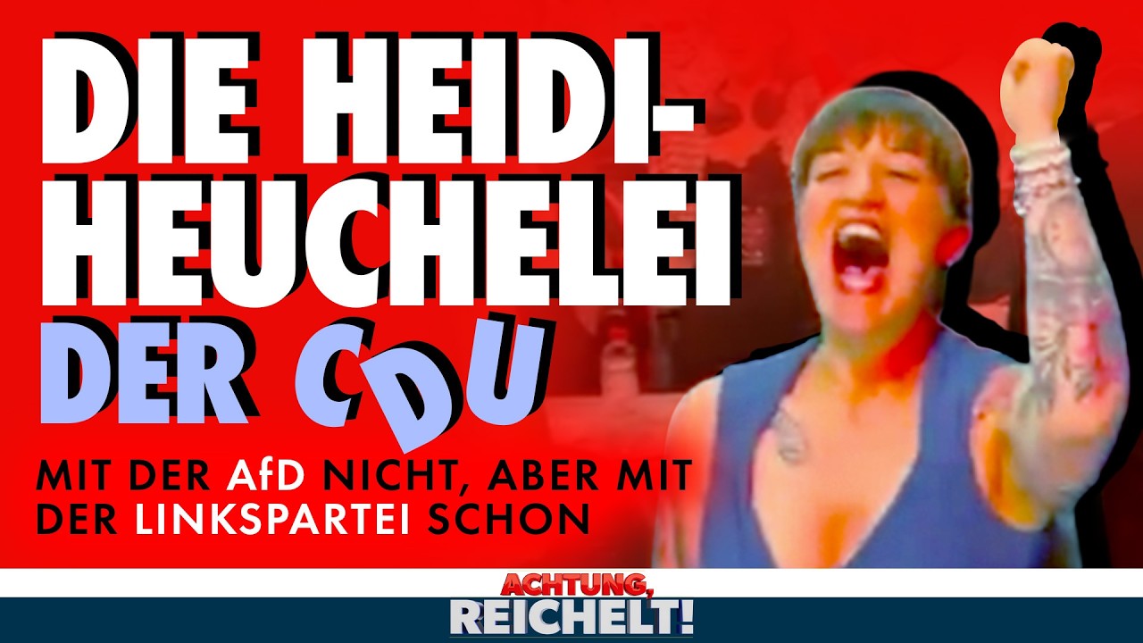 „Achtung, Reichelt!“: Die CDU ist gefangen zwischen Hitler-Wahn und Heidi Reichinnek