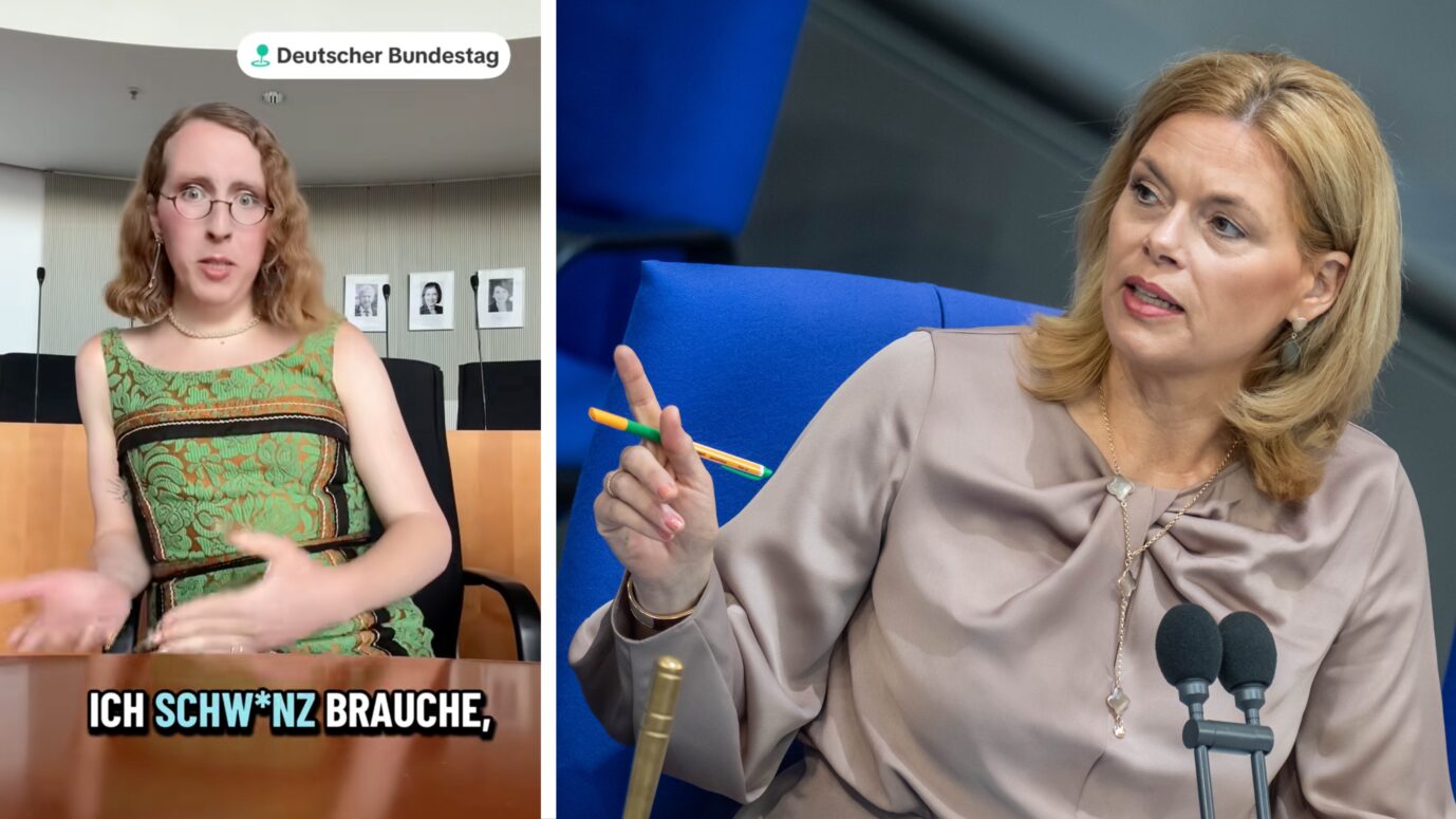 Obszöner Auftritt von Trans-Influencer im Bundestag hat politisches Nachspiel
