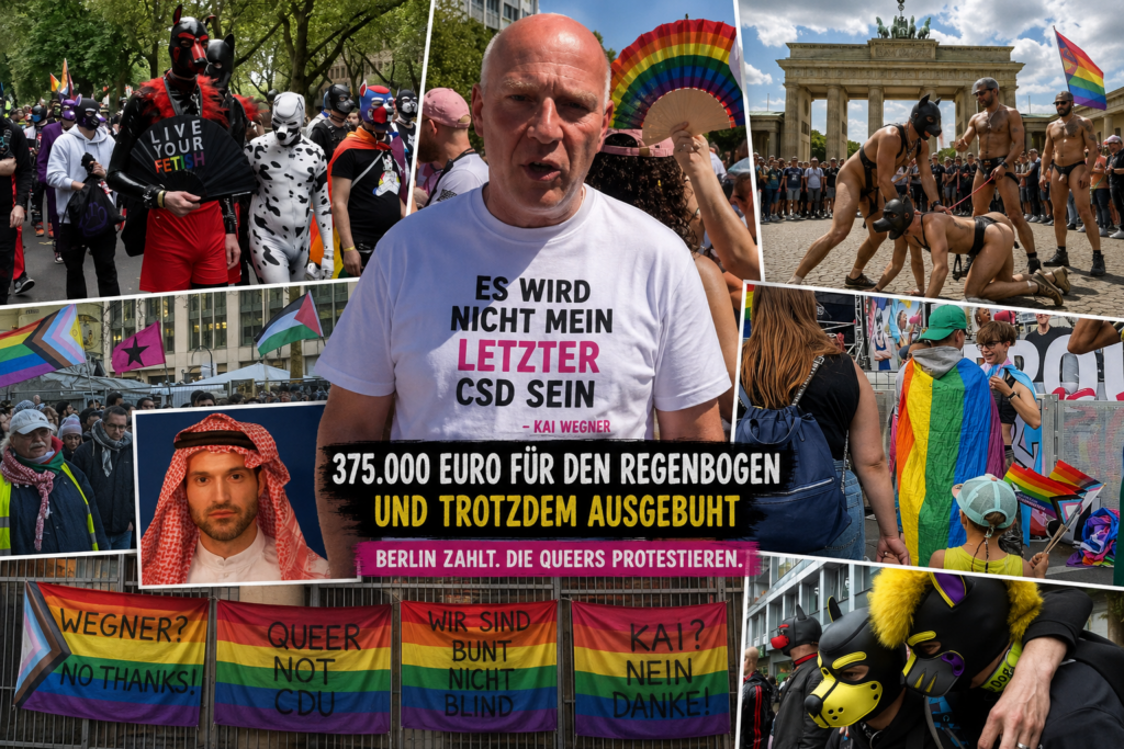 Berliner CSD: 375.000 Euro für den letzten Zufluchtsort des Kai Wegner