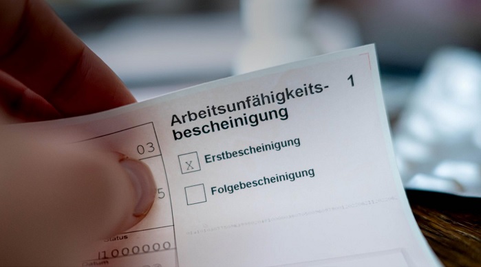 Die Arztbescheinigung zum ersten Krankentag war ein Fehlschuss